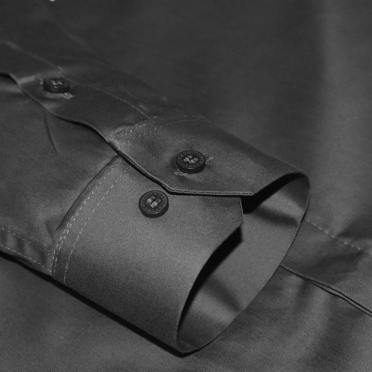 Armani Exchange logo Print Grey Cotton Shirt-5