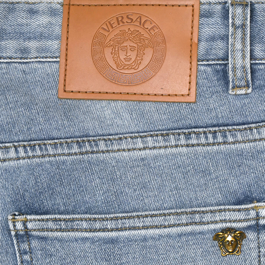 Versace Light Blue Premium Quality Jeans-3