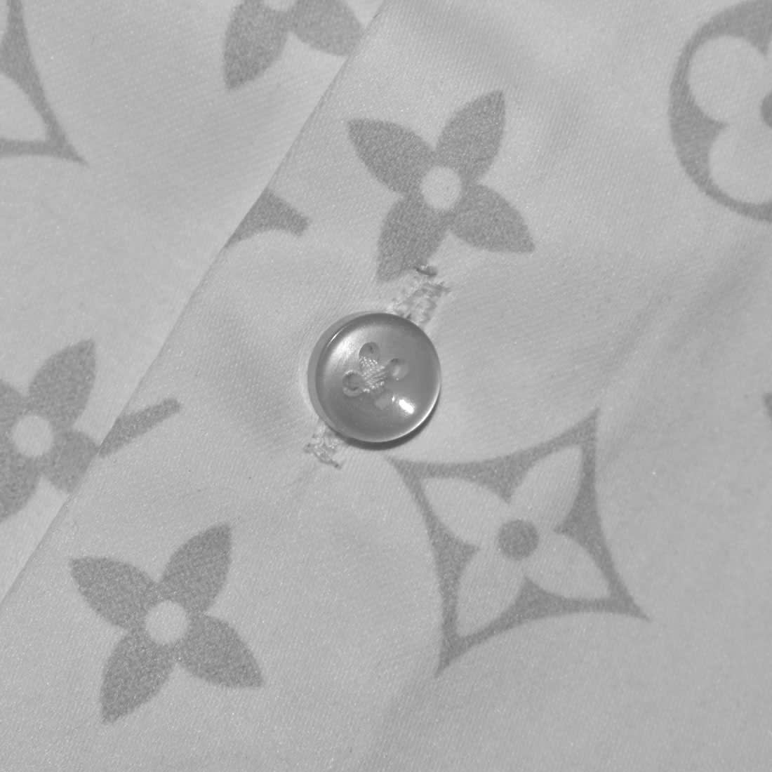 Louis Vuitton White Premium Quality Shirt-3