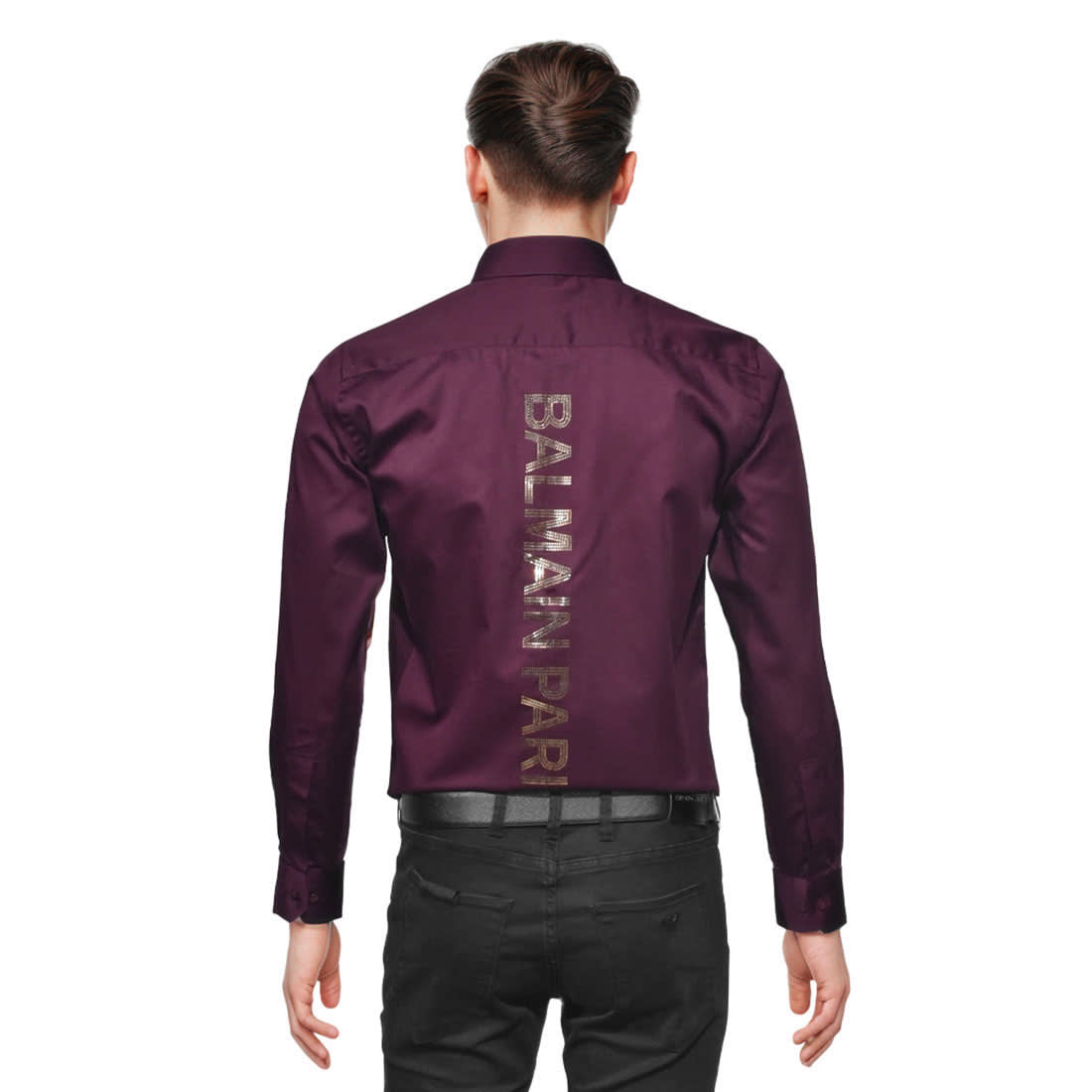 Balmain Wine Premium Quality Shirt-1