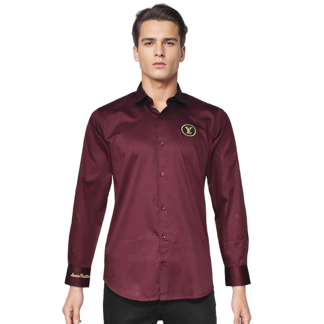 Louis Vuitton Wine Premium Quality Shirt-6