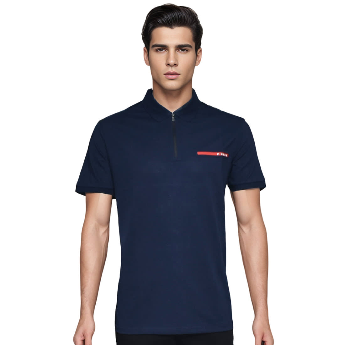 Prada Blue Premium Quality Tees-0