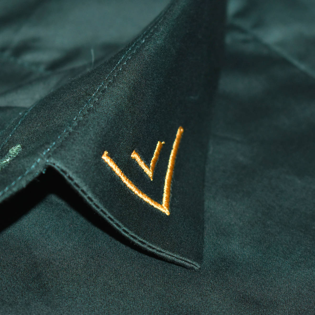 Balmain Embroidered Green Premium Cotton Shirt-4