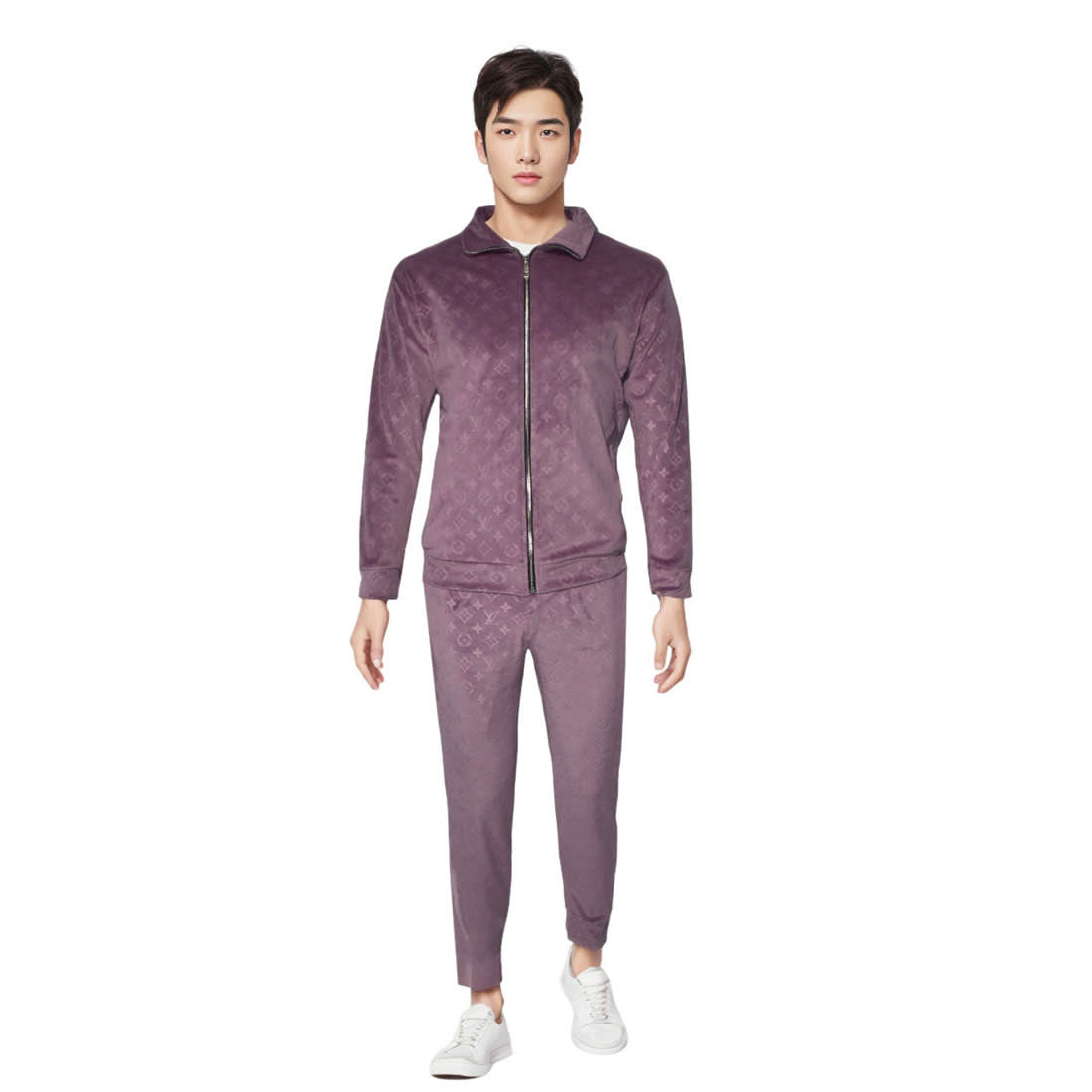 Louis Vuitton Purple Premium Quality Tracksuit-0