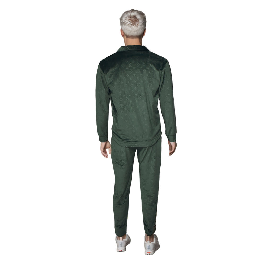 Louis Vuitton Green Premium Luxury Tracksuit-2