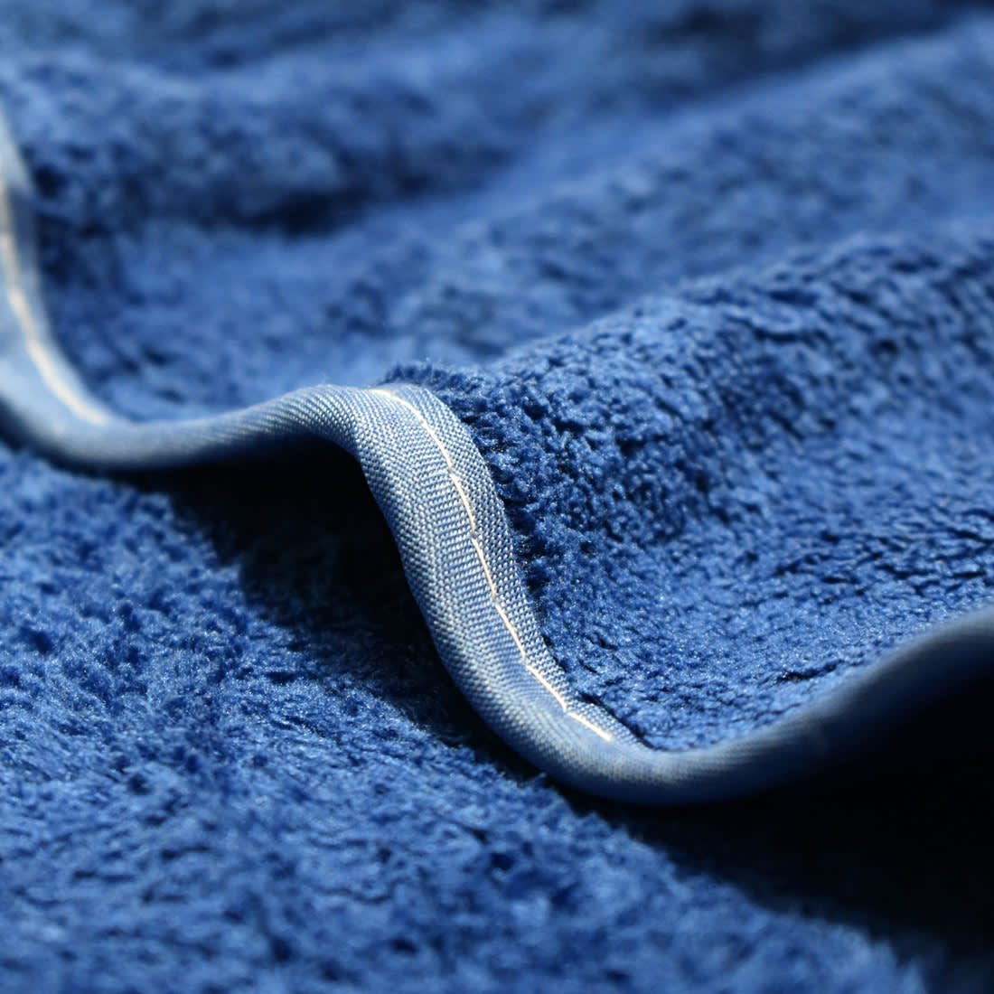 Prada Embroidered logo Dark Blue Towels - Set of 2-2