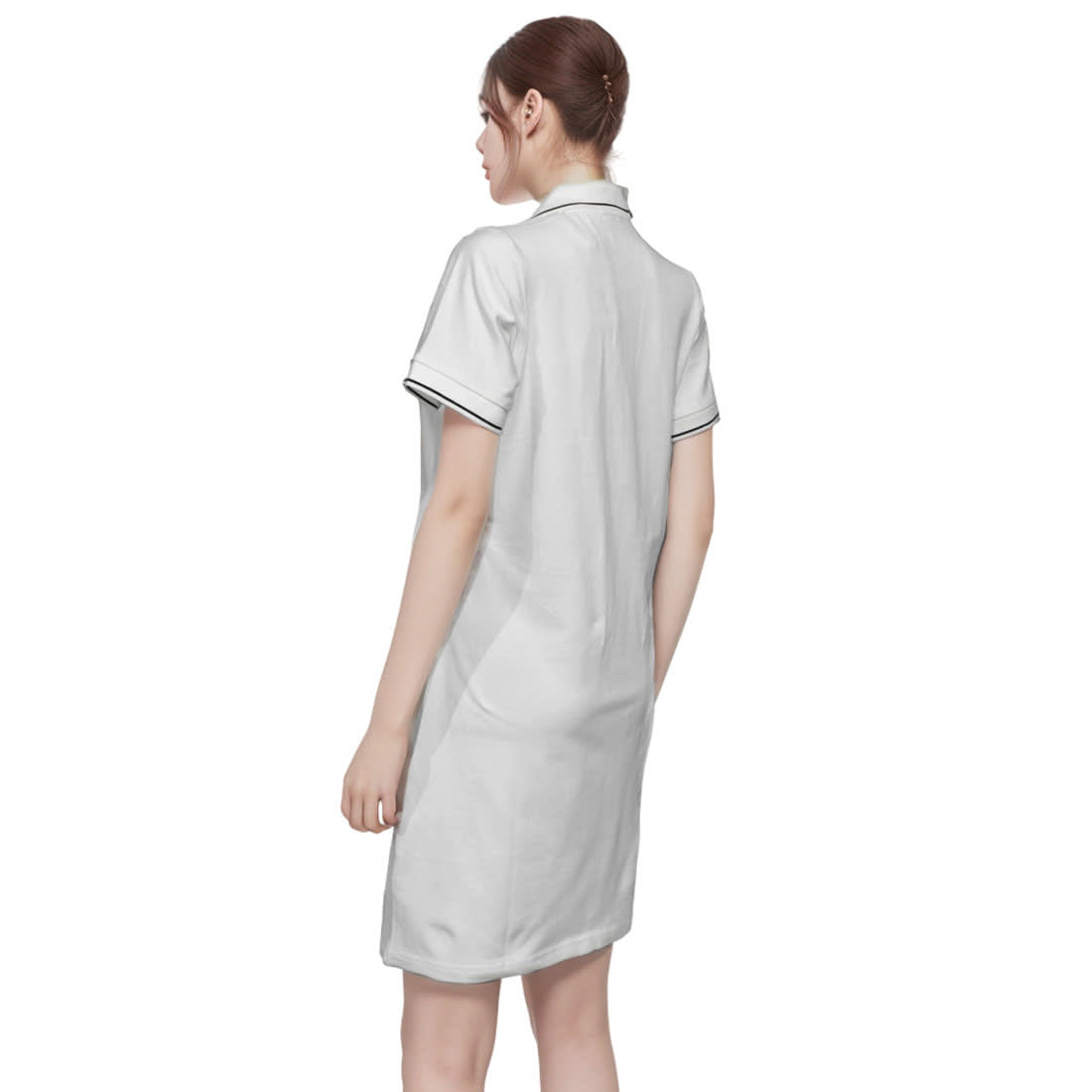 Bottega Veneta White  Premium Cotton Dress-2