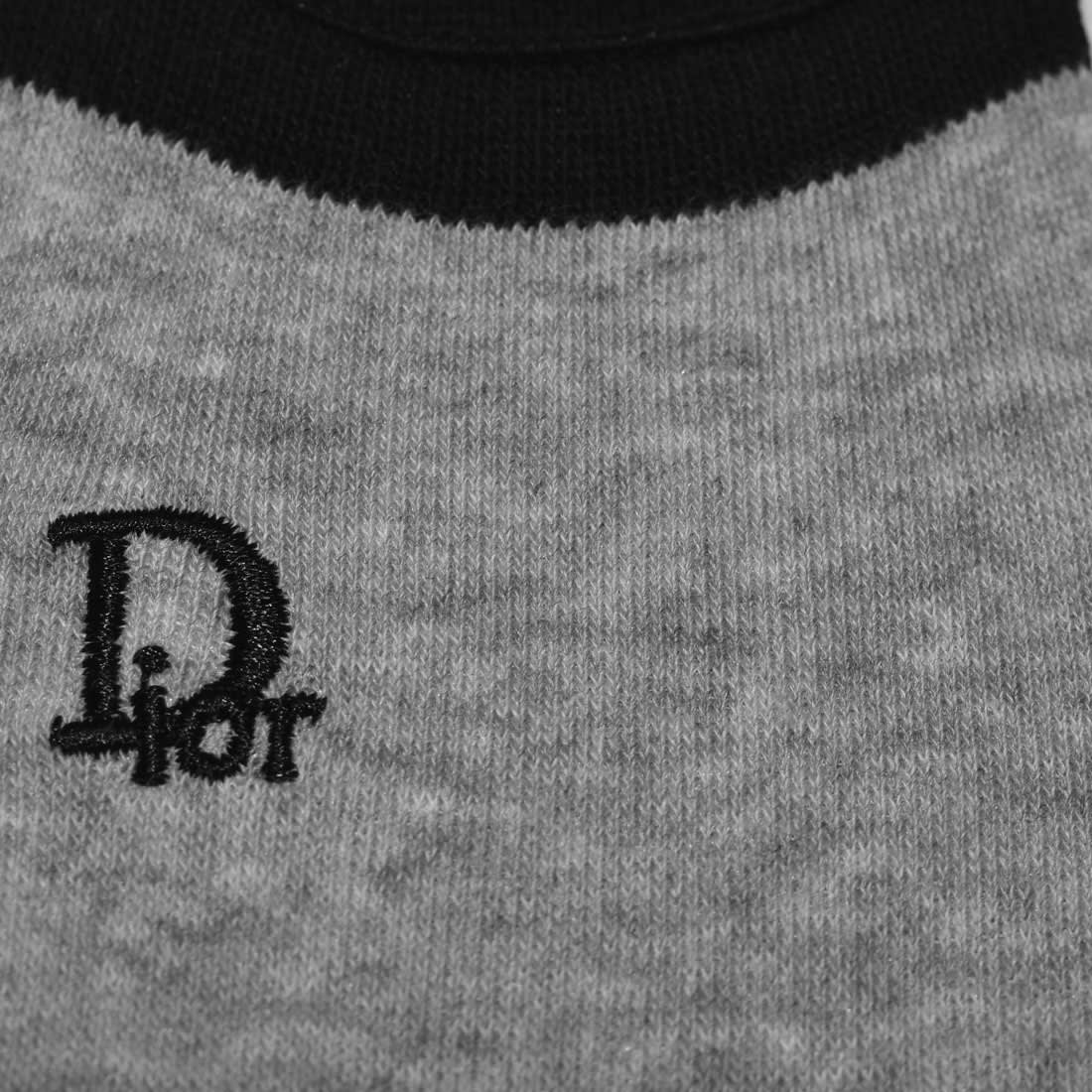 Dior Embroidered Premium No Show Socks-2