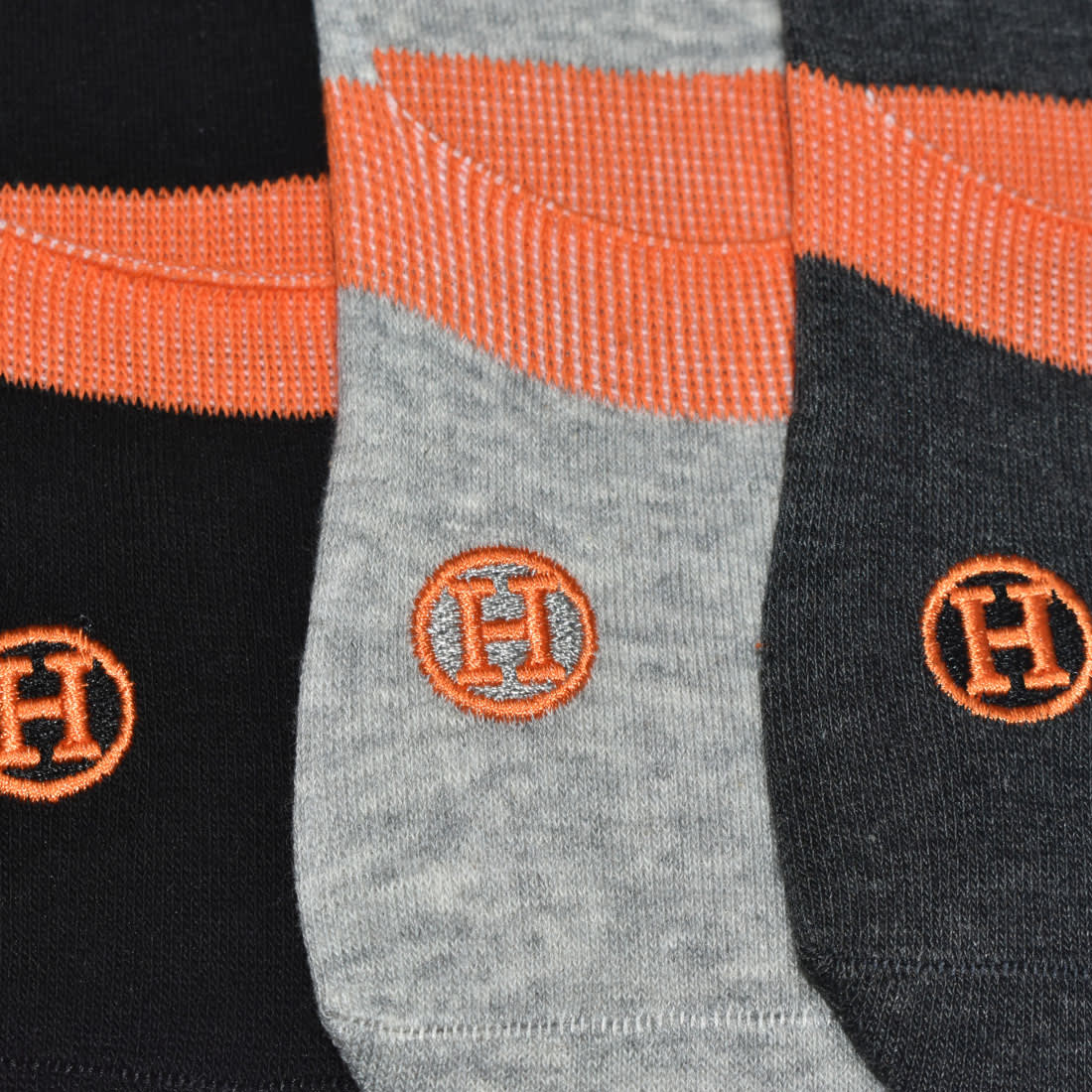 Hermes Orange Premium Luxury No Show Socks-3