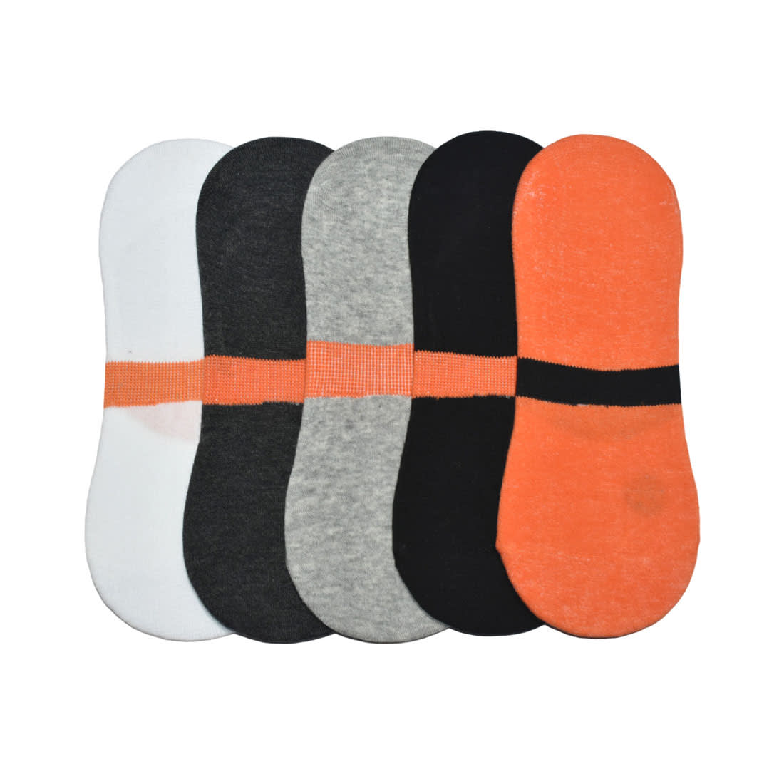 Hermes Orange Premium Luxury No Show Socks-1