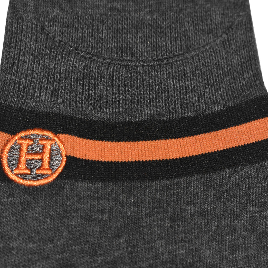 Hermes Dark Grey Premium Luxury No Show Socks-2