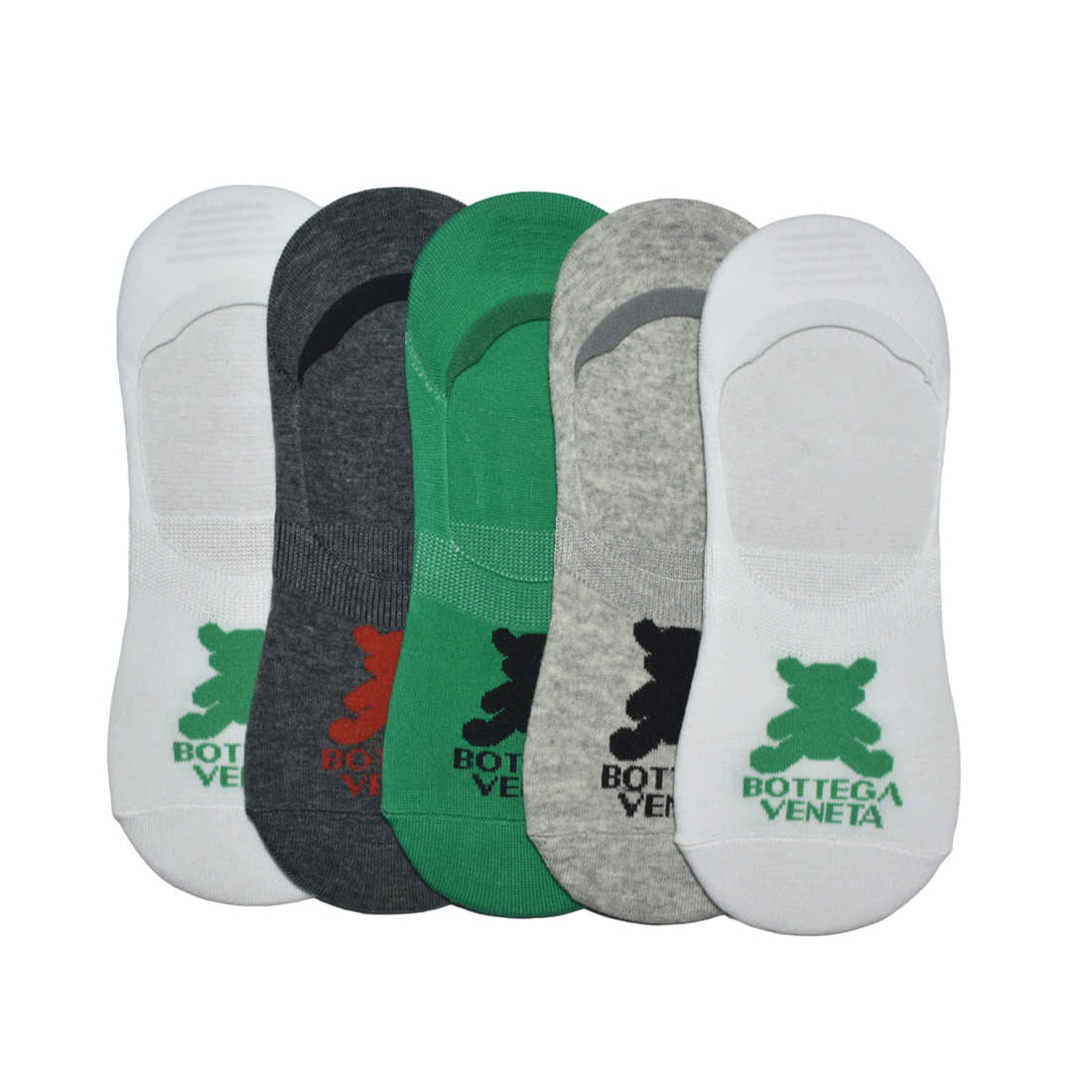 Bottega Veneta Premium Cotton No-show Socks-0