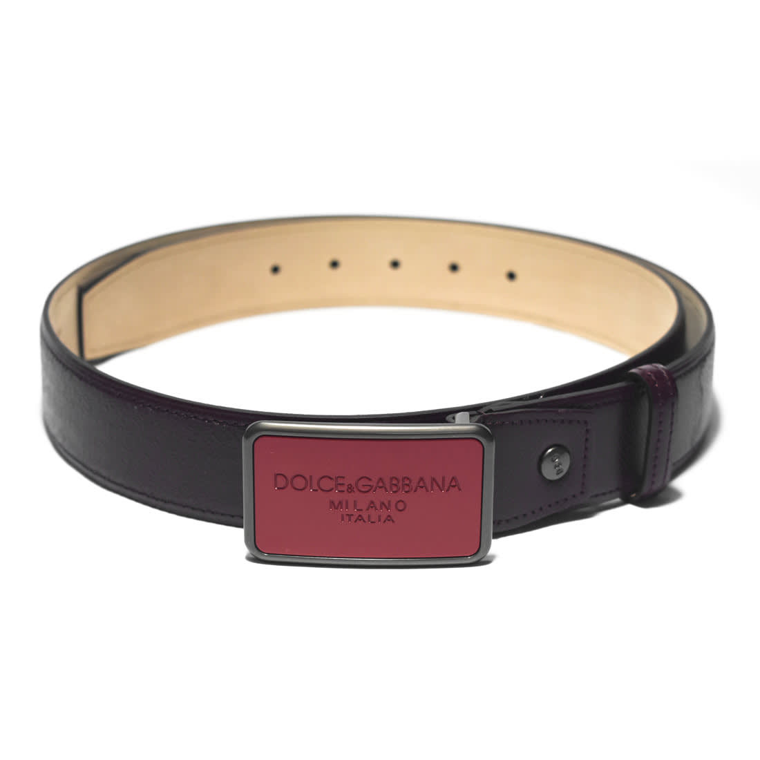 Dolce & Gabbana Red Premium Quality Belt-0