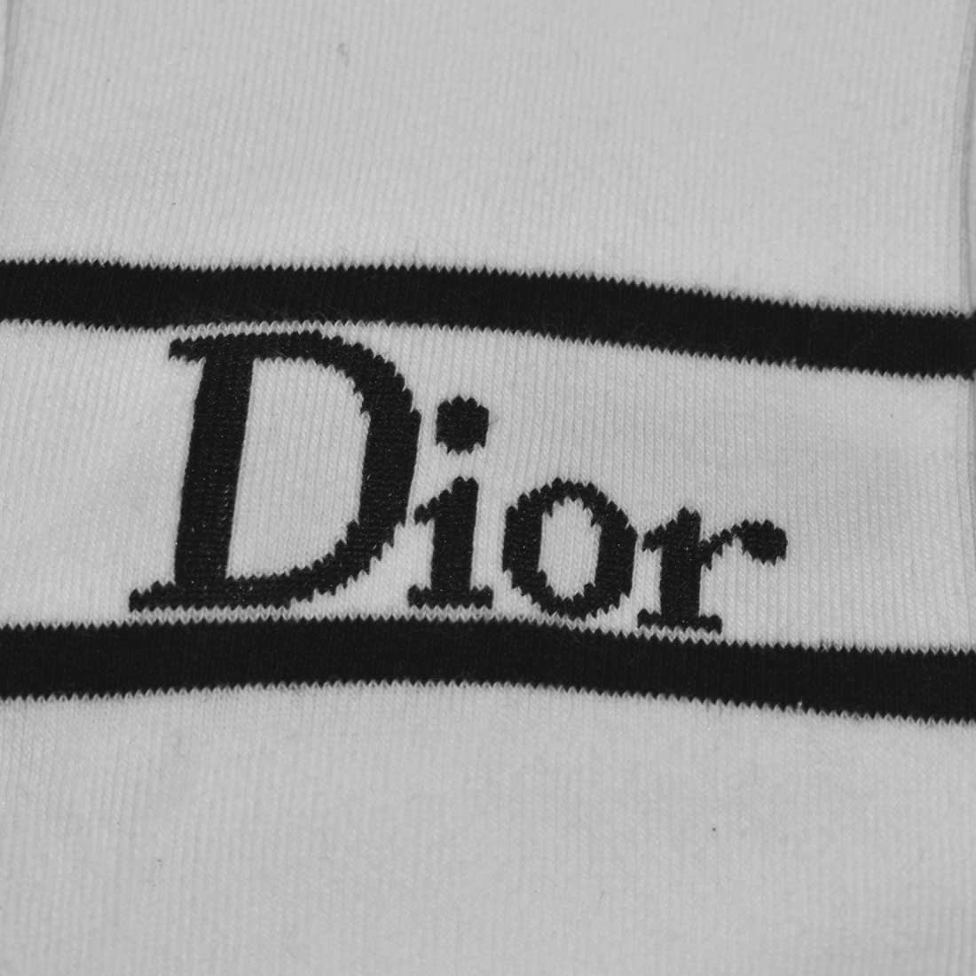 Dior Embroidery Premium Low Anklet Socks-2
