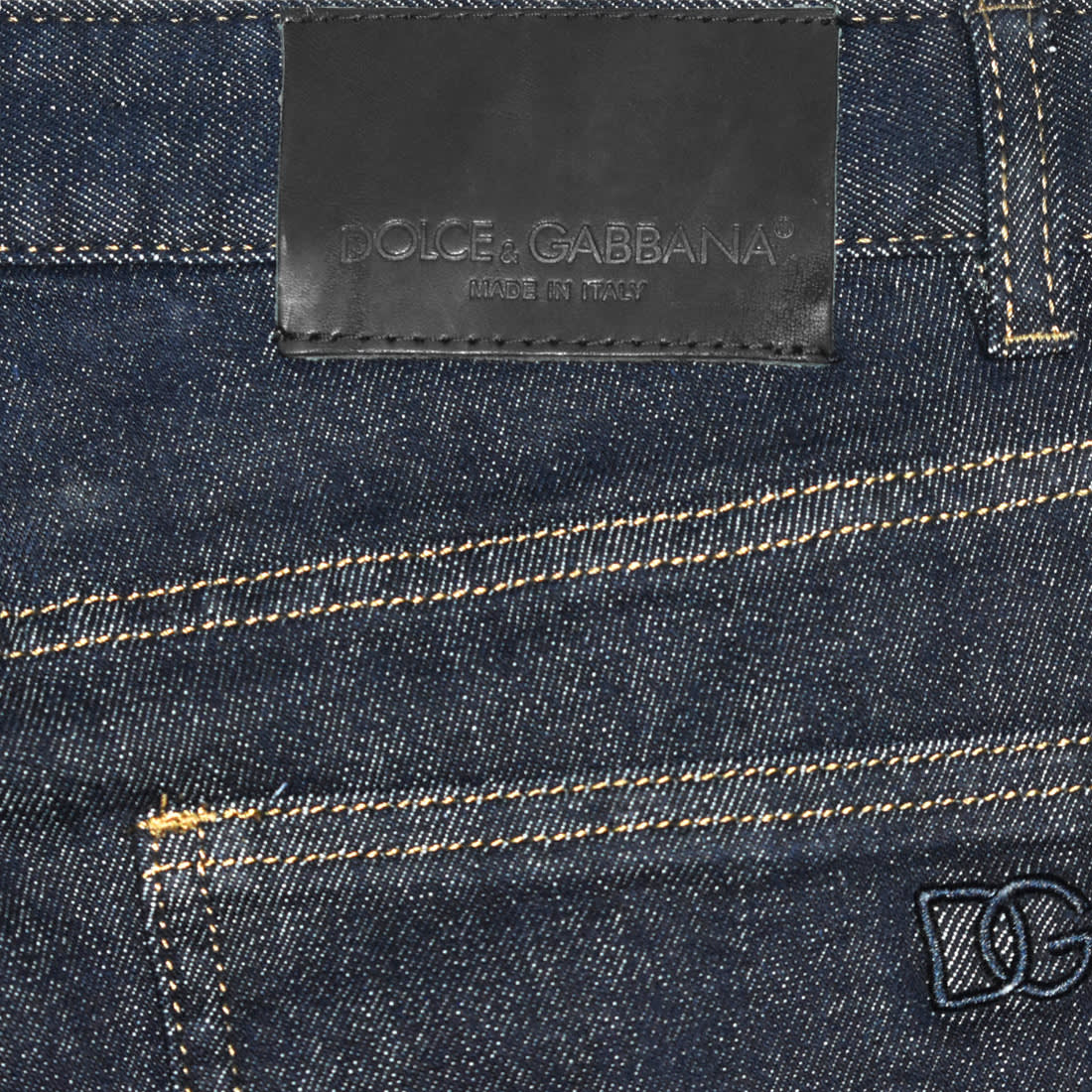Dolce & Gabbana Dark Blue Premium Jeans-4