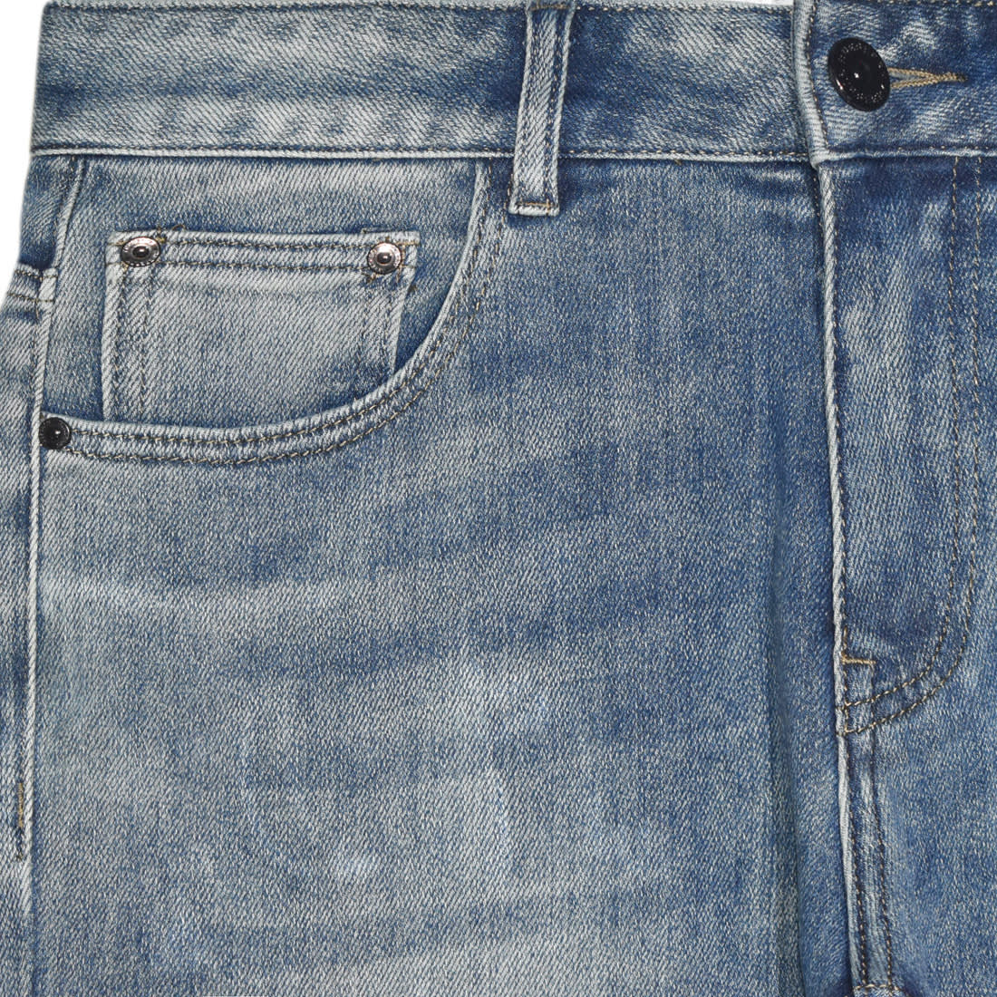 Burberry TB Print Light Blue Premium Jeans-2