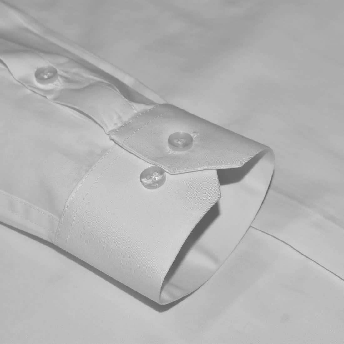 Boss White Premium Quality Cotton Shirt-5