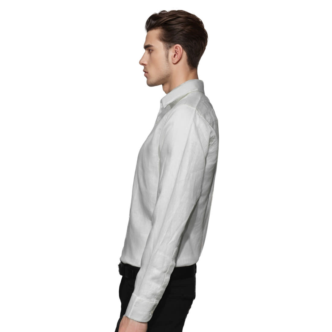 Emporio Armani White Luxury Cotton Shirt-2