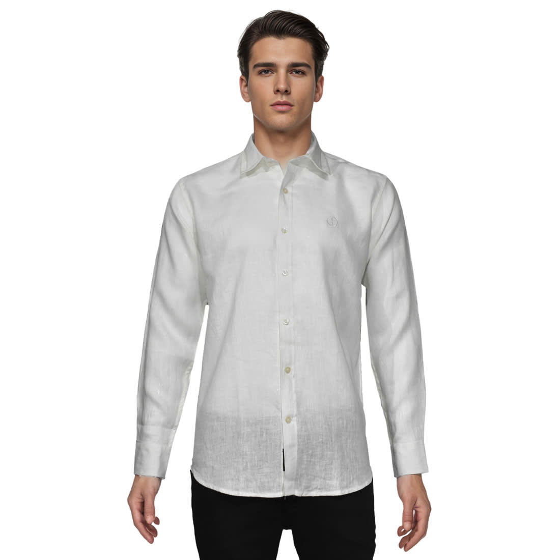 Emporio Armani White Luxury Cotton Shirt-6