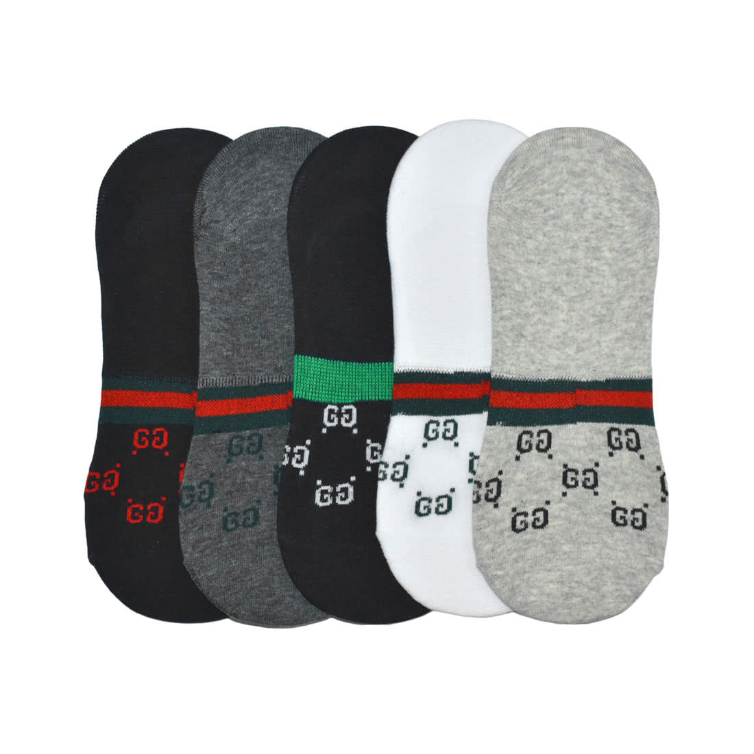 Gucci logo Printed Premium Luxury No-show Socks-1