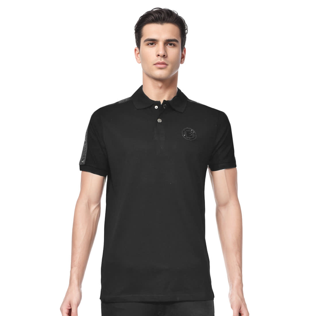 Balmain Black Premium Quality Cotton T-shirt-0