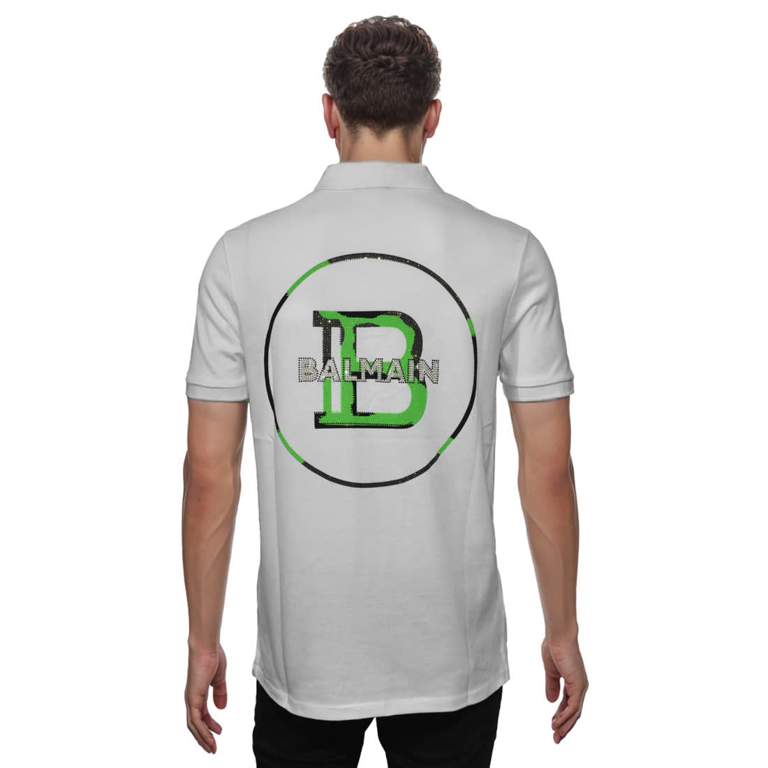 Balmain White Premium Luxury T-shirt-1