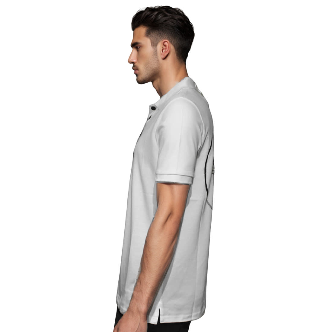 Balmain White Premium Luxury T-shirt-2