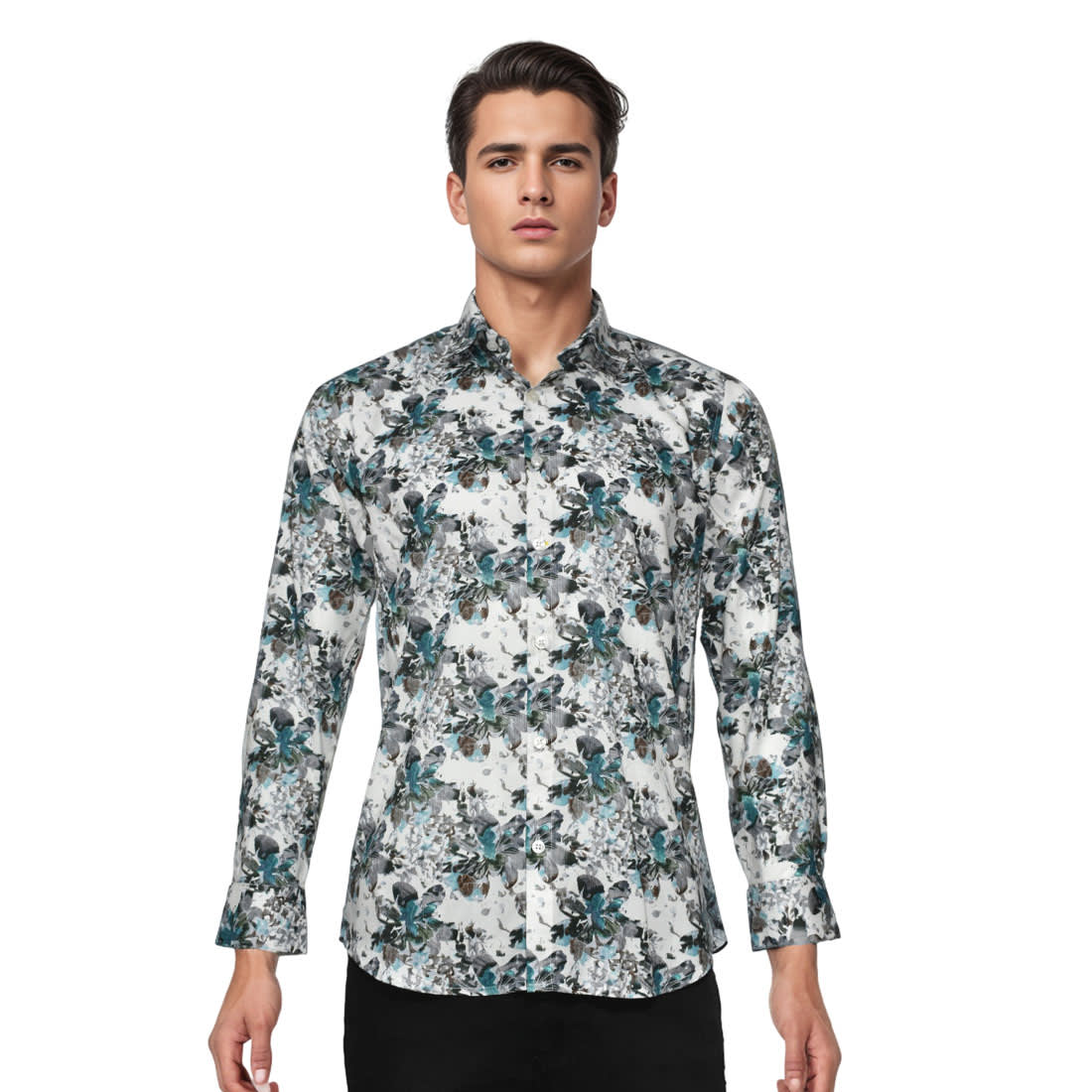Christian Dior Flower Printed Premium Shirt-6