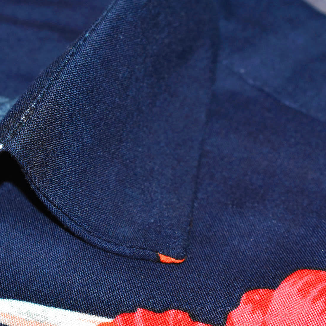 Dior Floral Printed Blue Premium Cotton Shirt-4