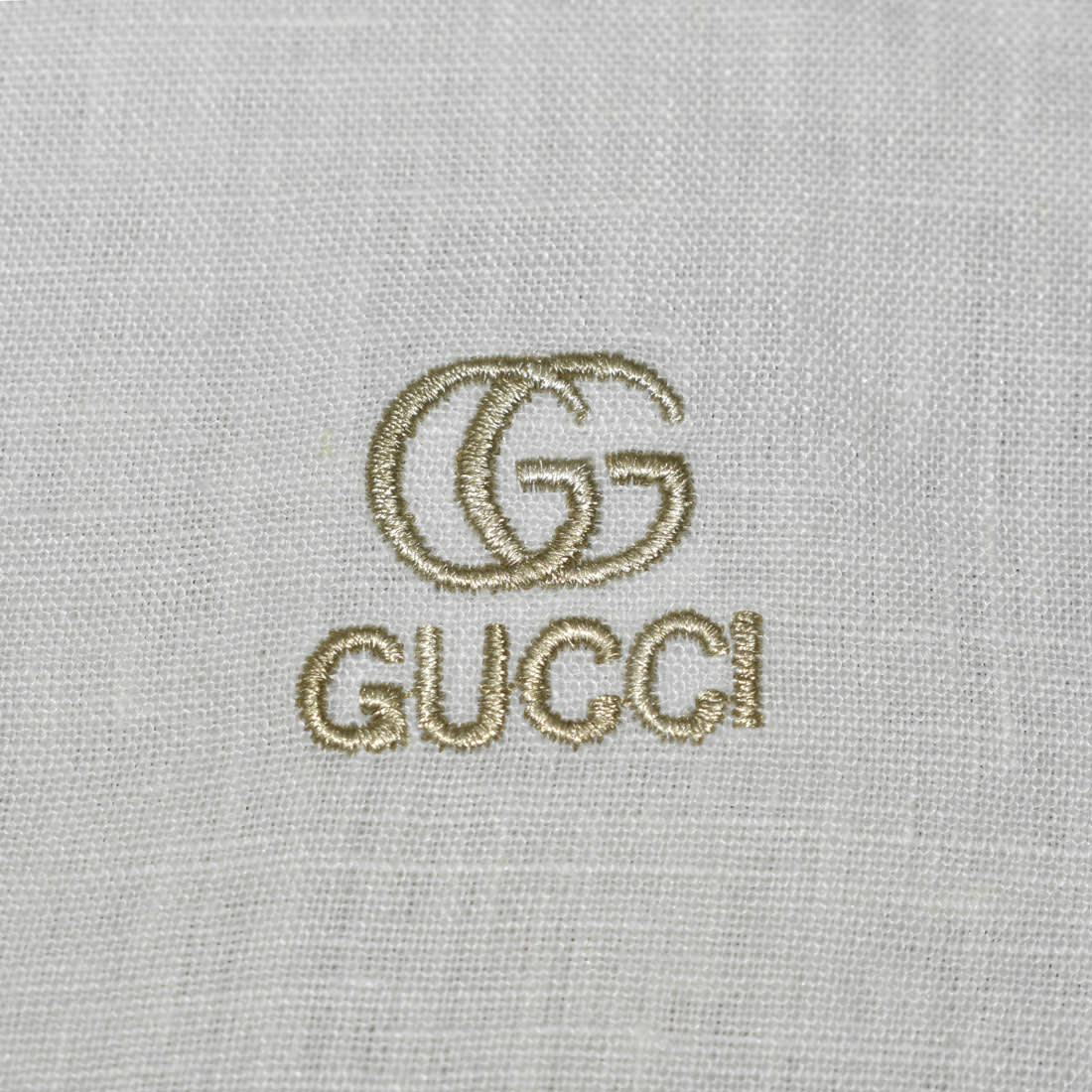 Gucci Embroidered Cream Premium Shirt-3