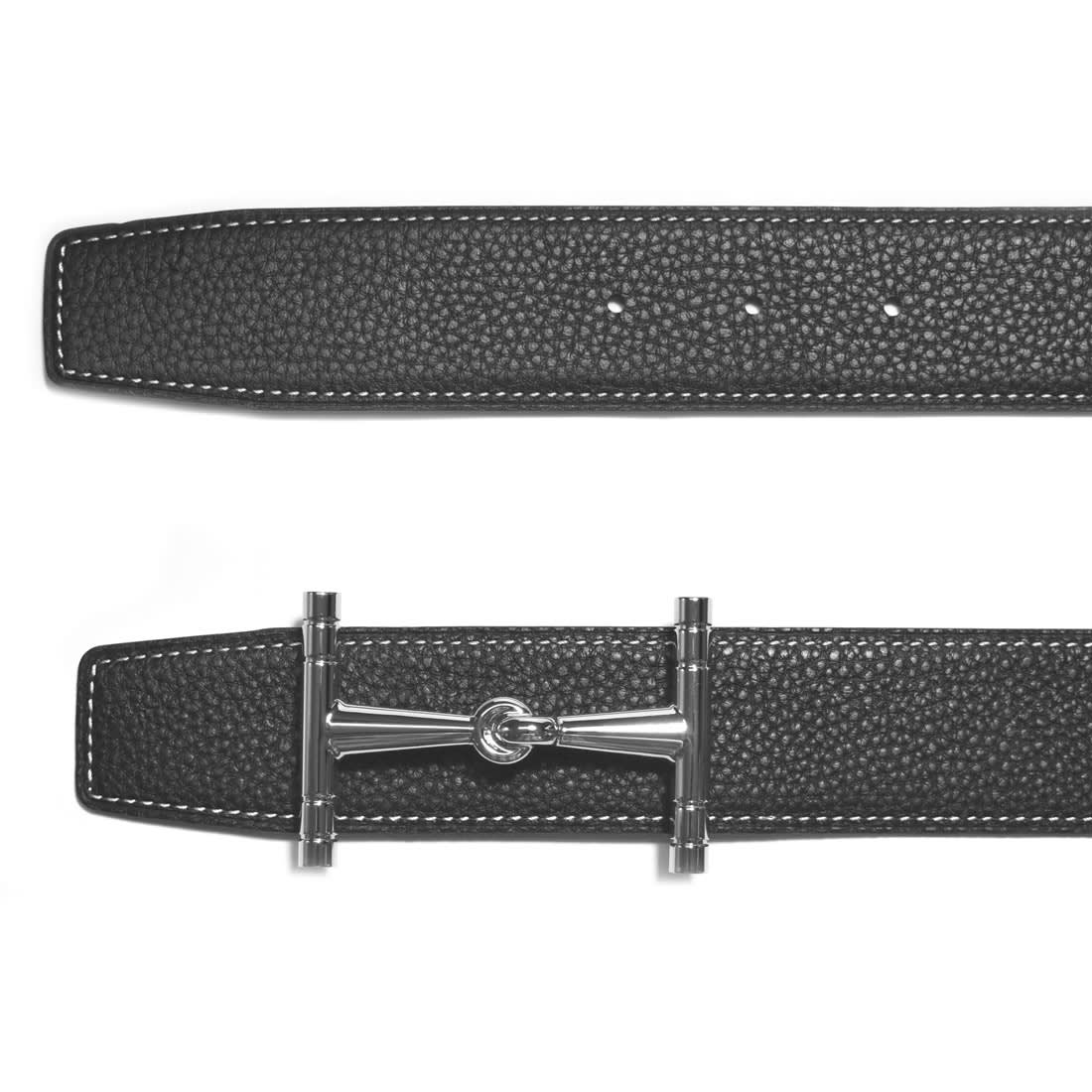 Hermes Black Premium Jumbo Belt buckle & Reversible-3