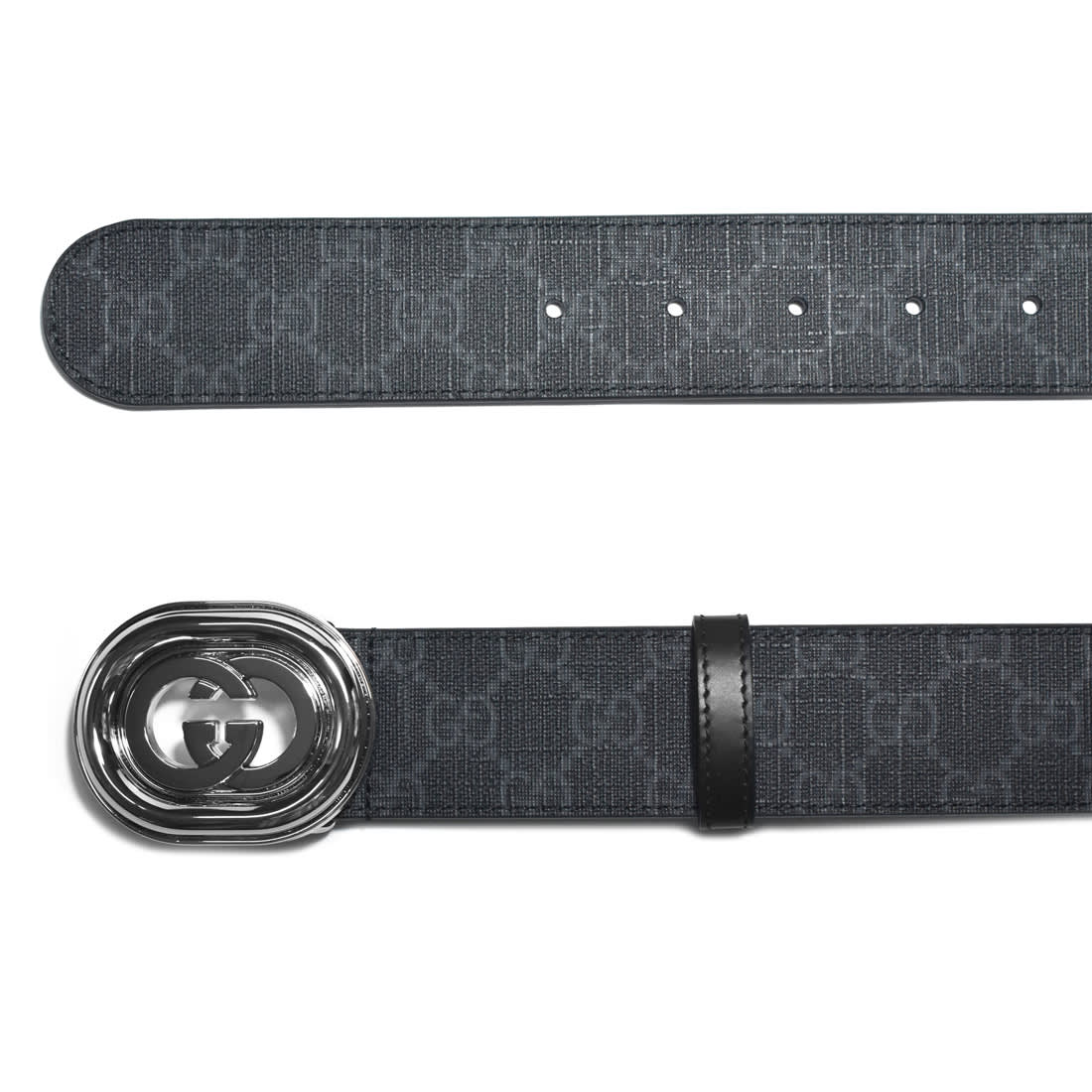 Gucci Black Premium Leather Belt-3