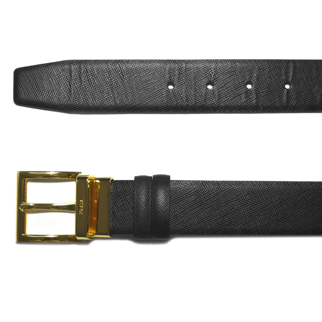 Prada Black Premium Quality Leather Belt-3