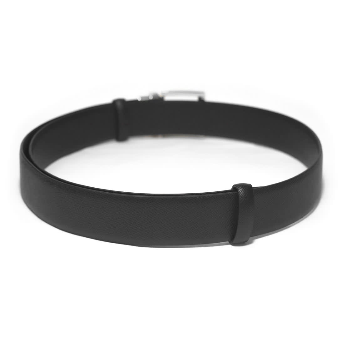 Prada Black Premium Leather Belt-1