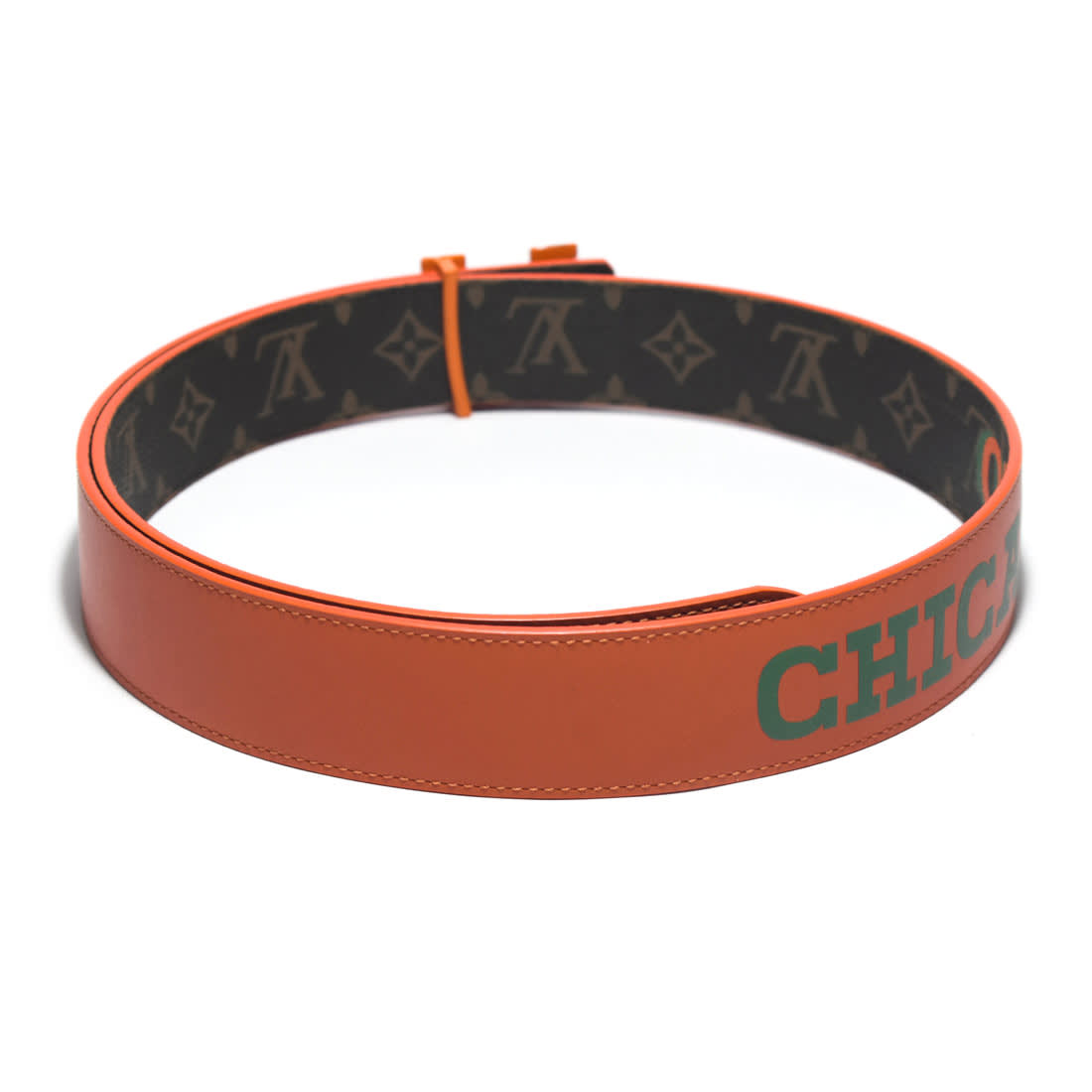 Louis Vuitton Orange Premium Quality Belt-1