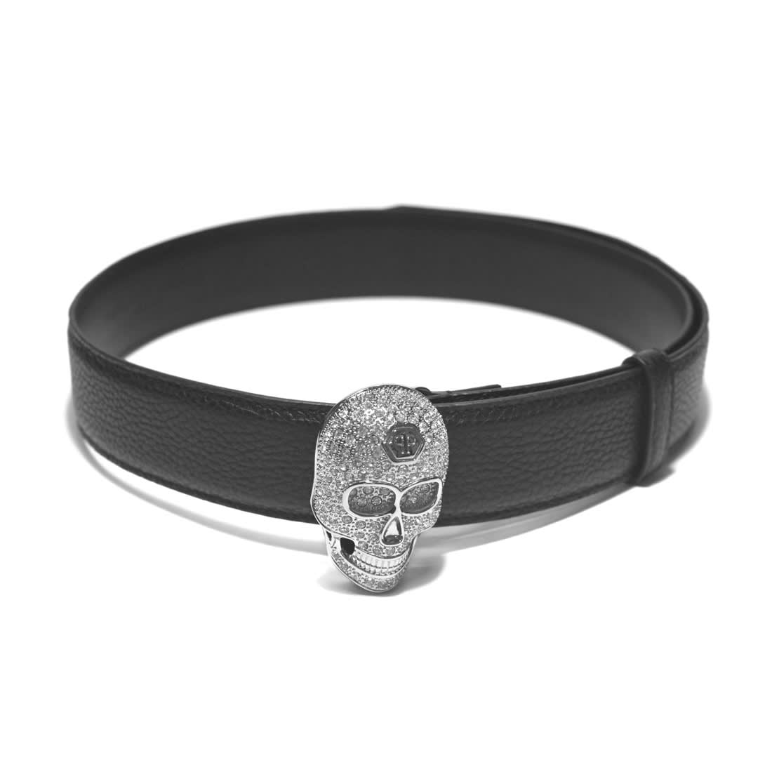 Philipp Plein Belt Skull Crystal-0