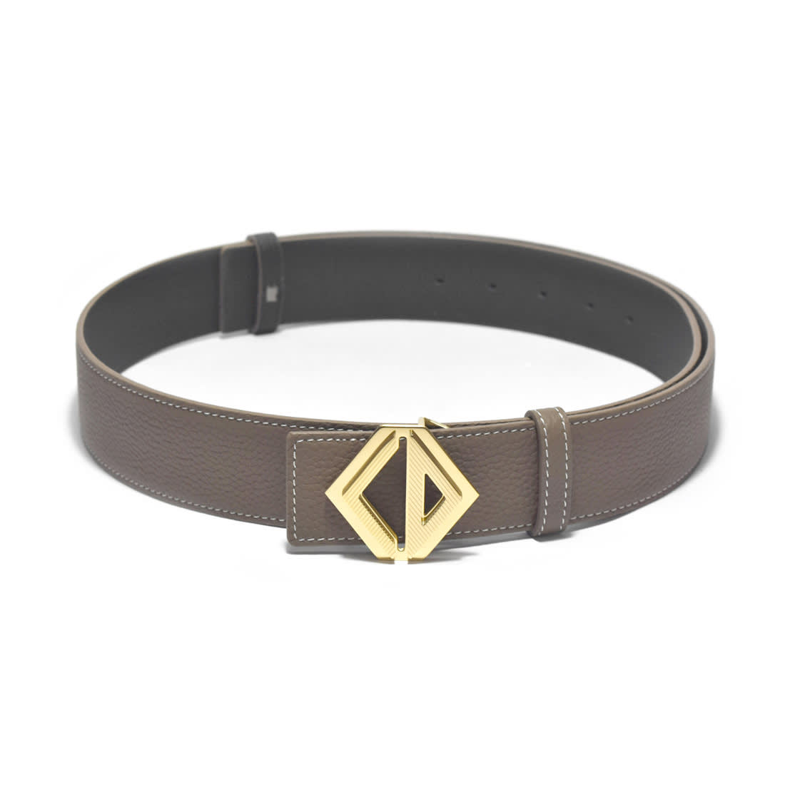 Christian Dior Brown Reversible Leather Belt-0