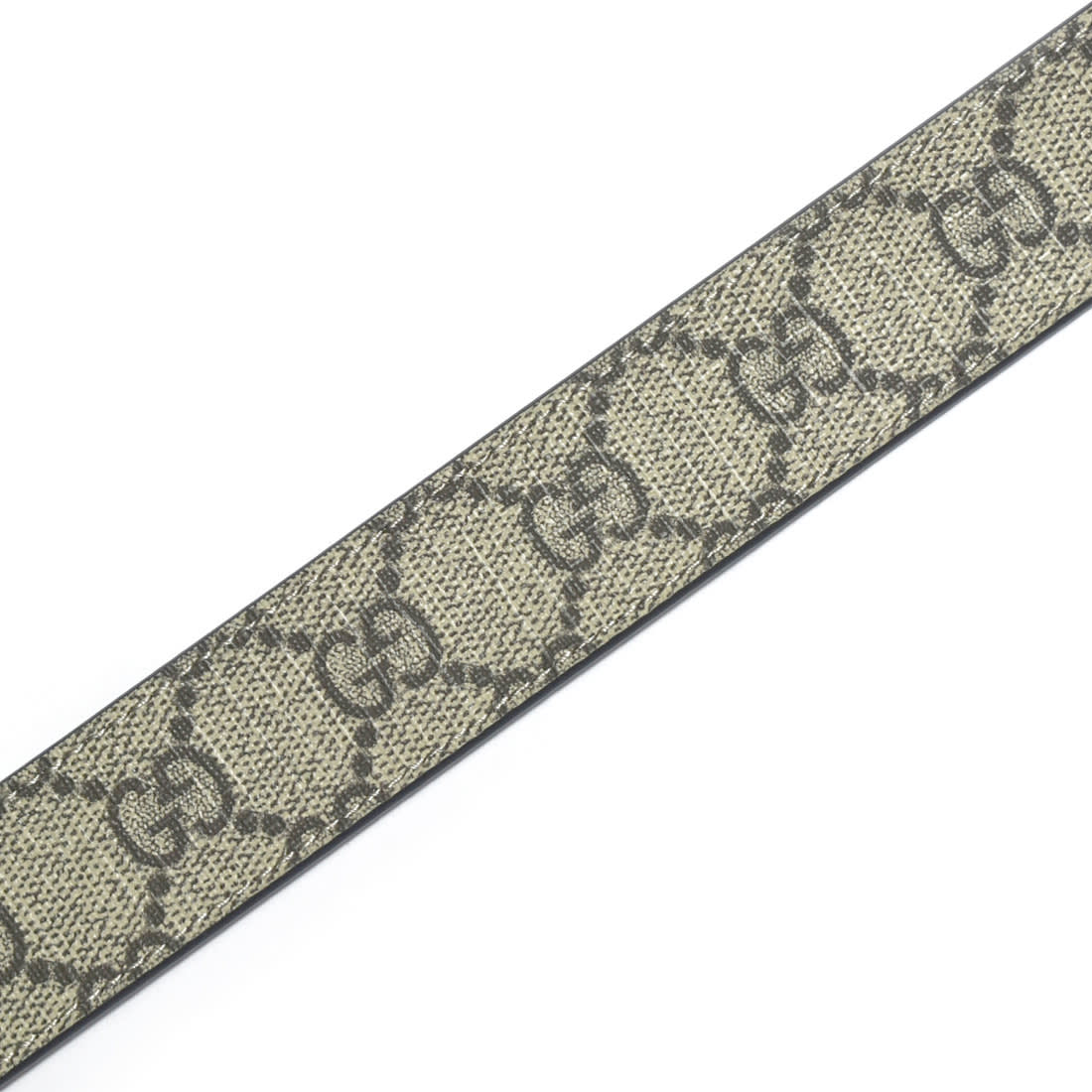 Gucci Supreme Canvas & Grained leather Reversible Belt-2