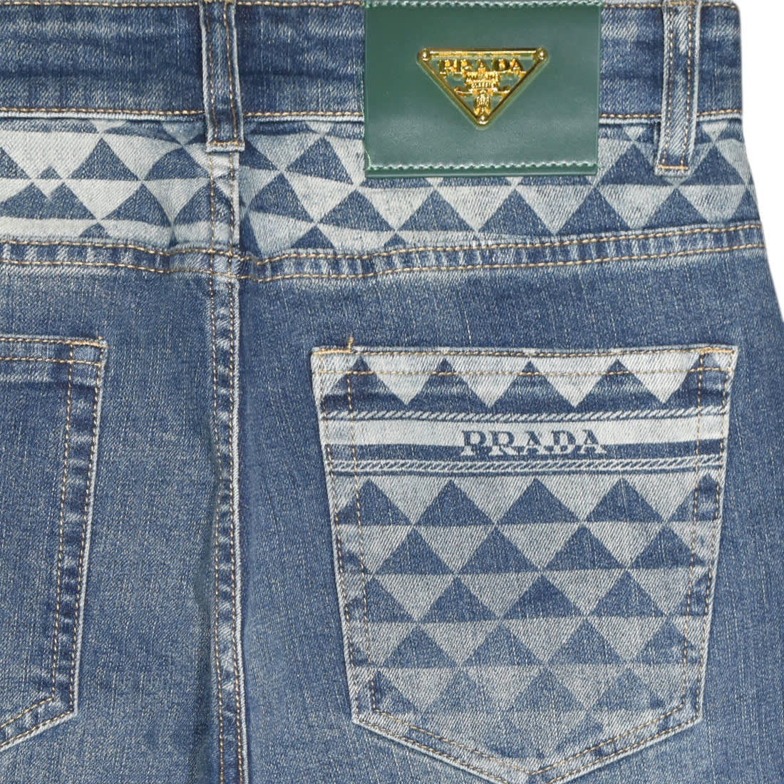 Prada Dark Blue Premium Denim Jeans-3