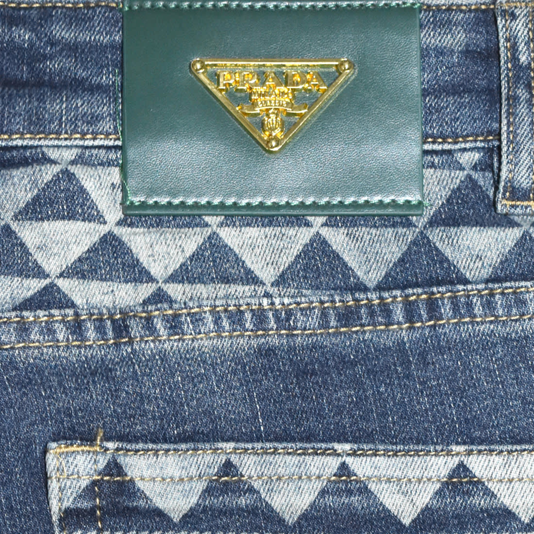 Prada Dark Blue Premium Denim Jeans-4