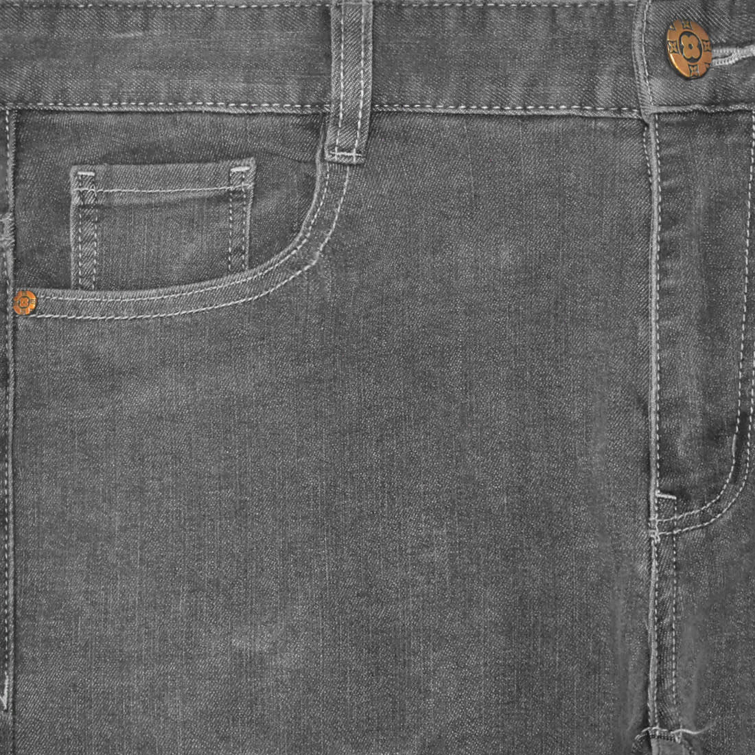 Louis Vuitton Grey Premium Quality Jeans-2