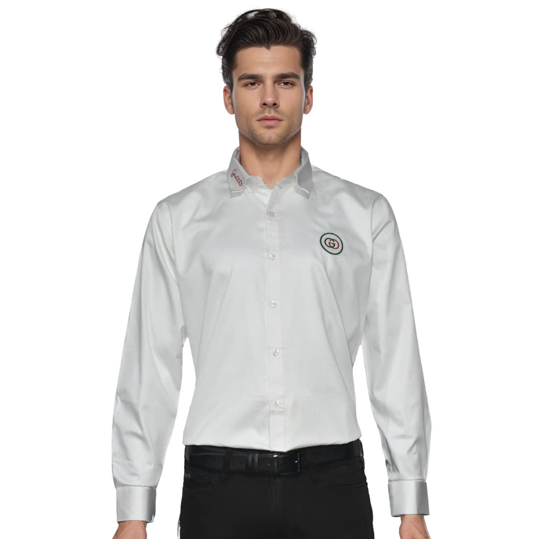 Gucci White Premium Quality Shirt-0