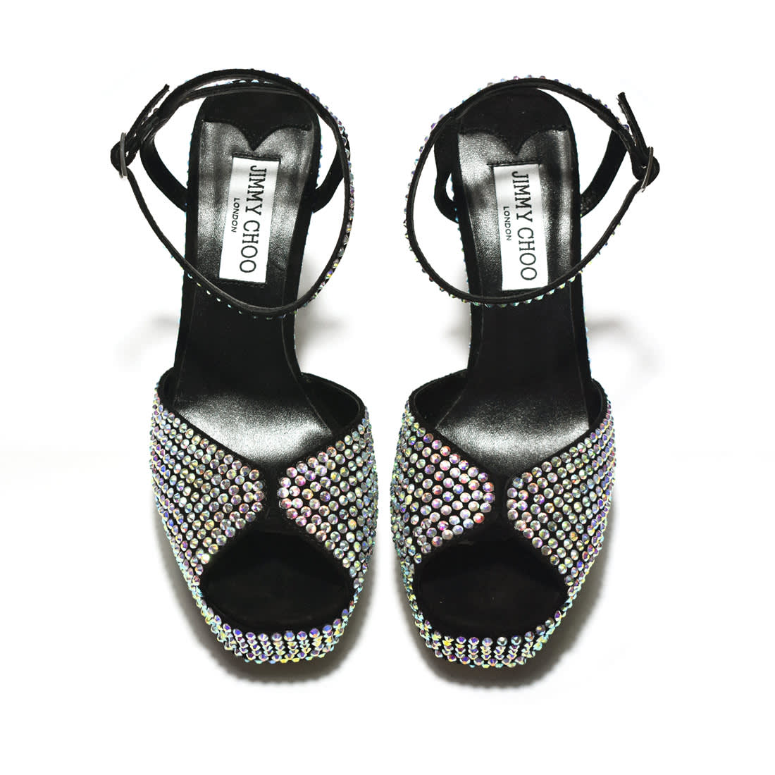 Jimmy Choo Sacaria Crystal Embellished Platform Sandals-5