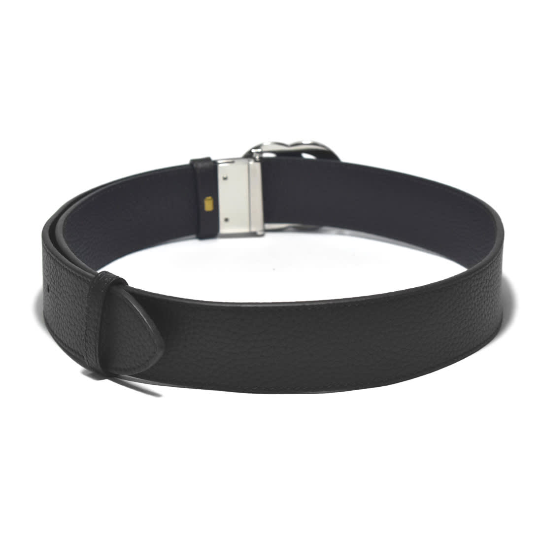 Gucci GG Silver Buckle Black Premium Belt-1