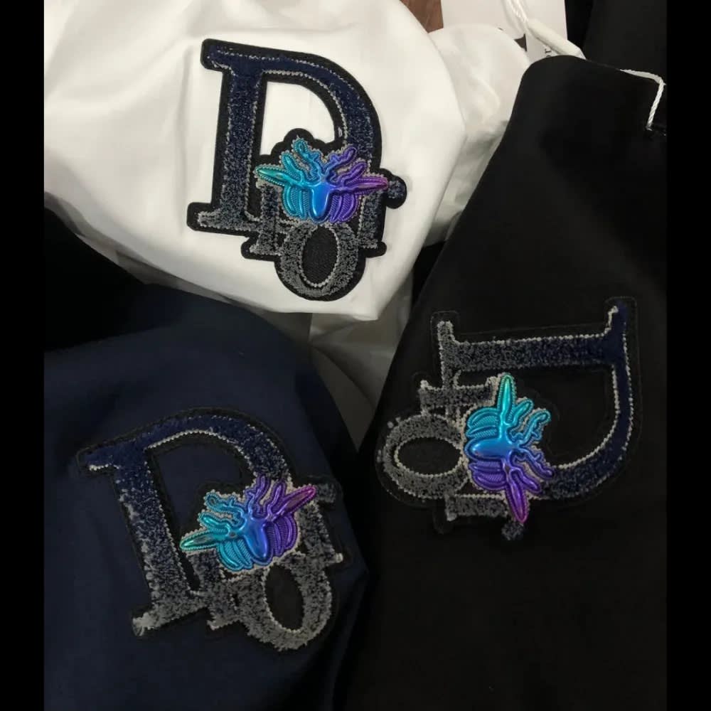 Dior Embroidered logo White Premium Luxury Shirt-2