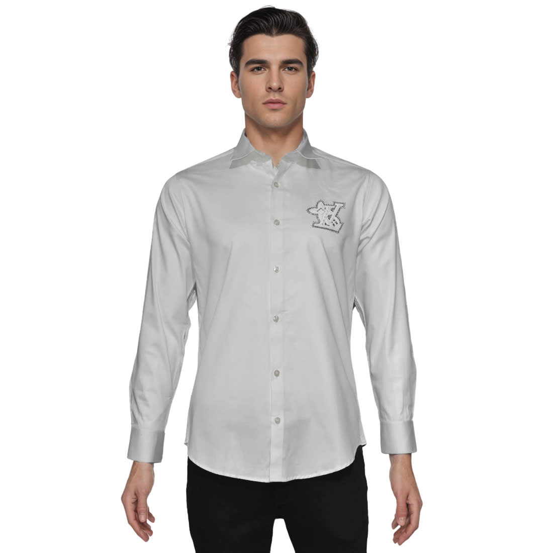 Louis Vuitton White Premium Quality Shirt-6