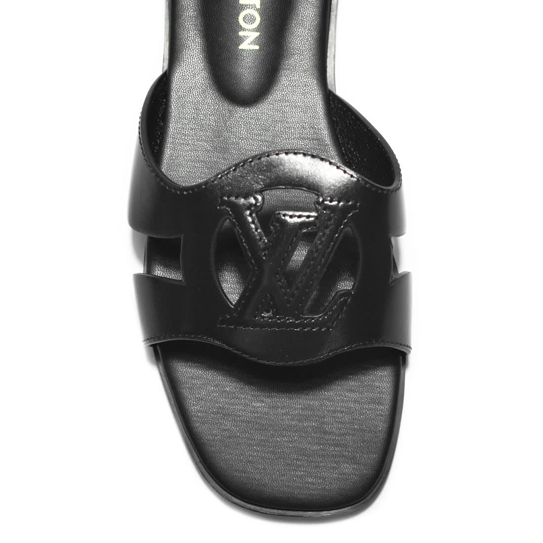 Louis Vuitton Isola Flat Mule Black Sandals-3