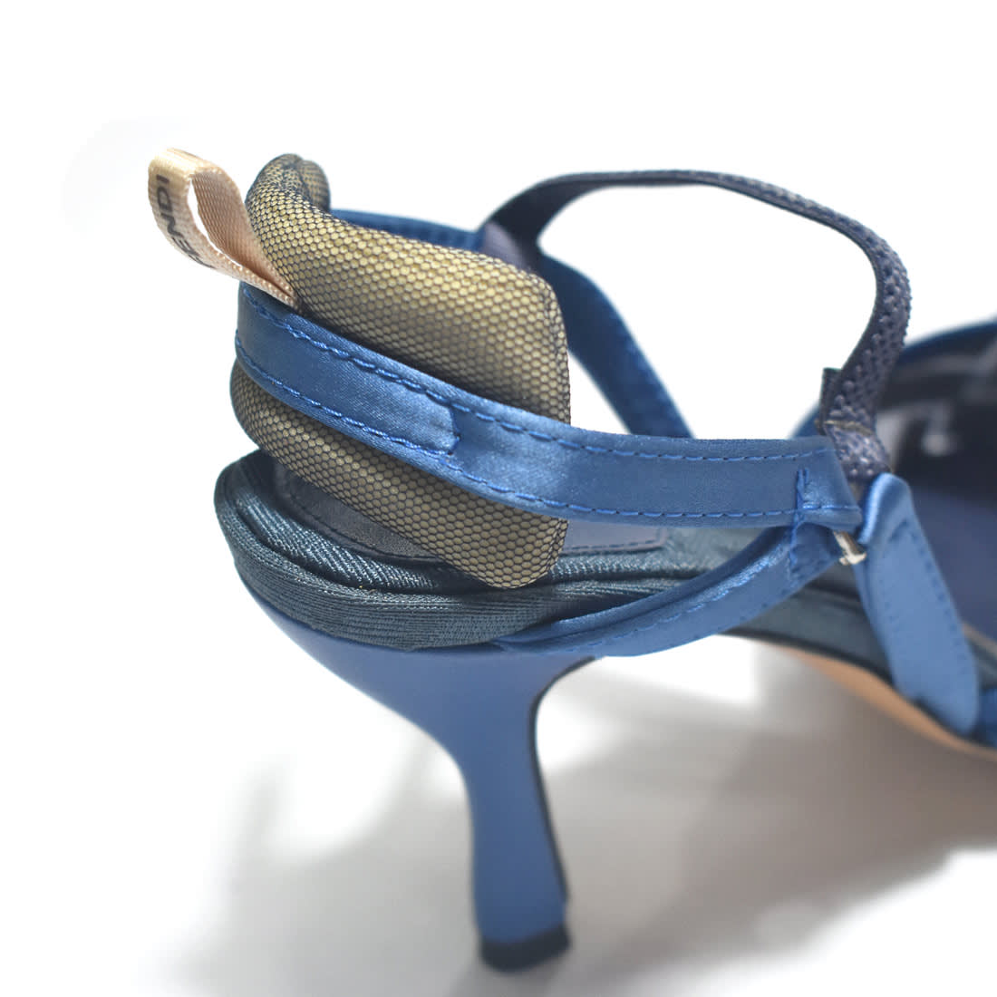 Fendi Blue Denim high-heeled Sandals-4