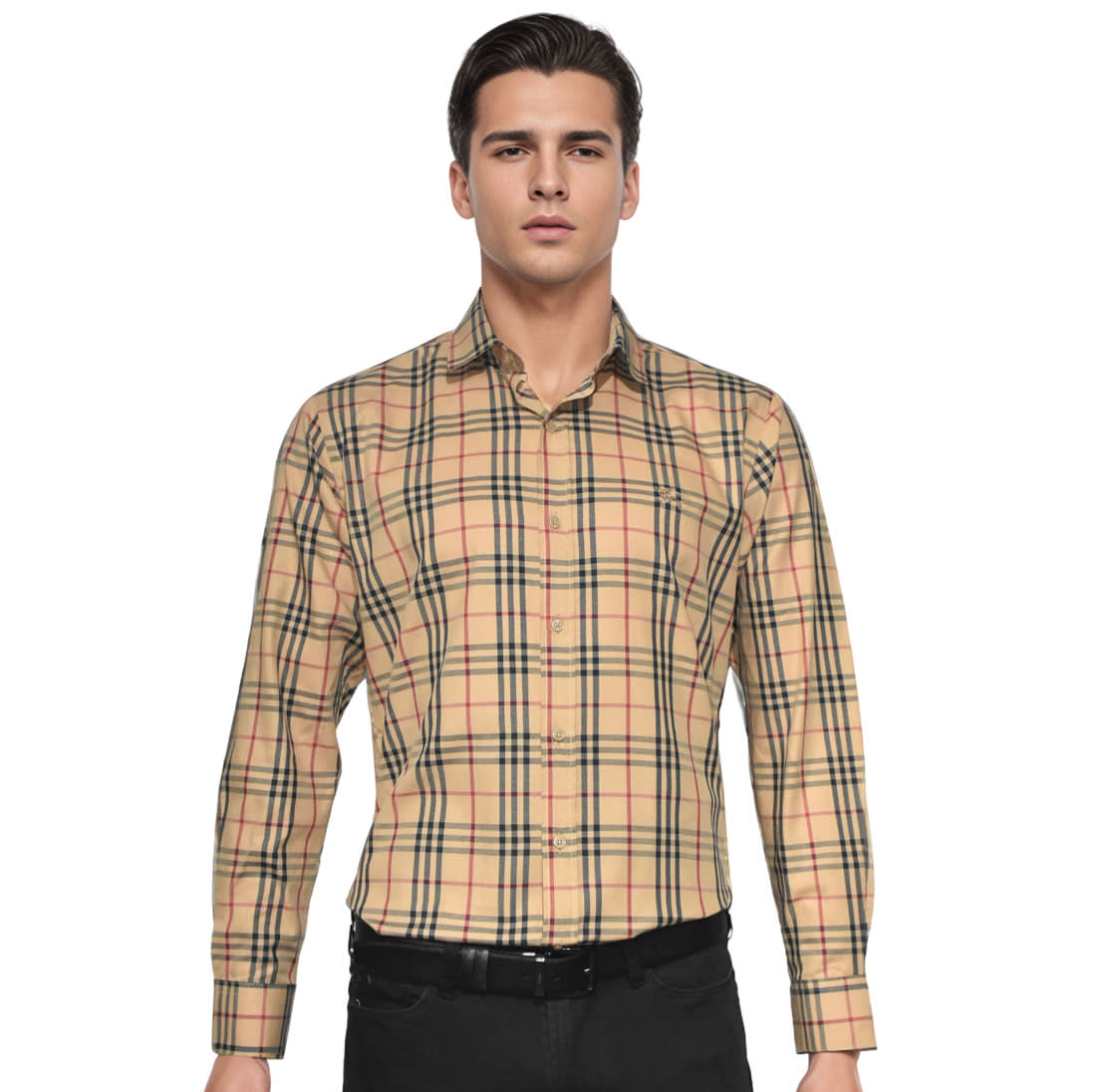 Burberry Brown Premium Quality Shirt-0