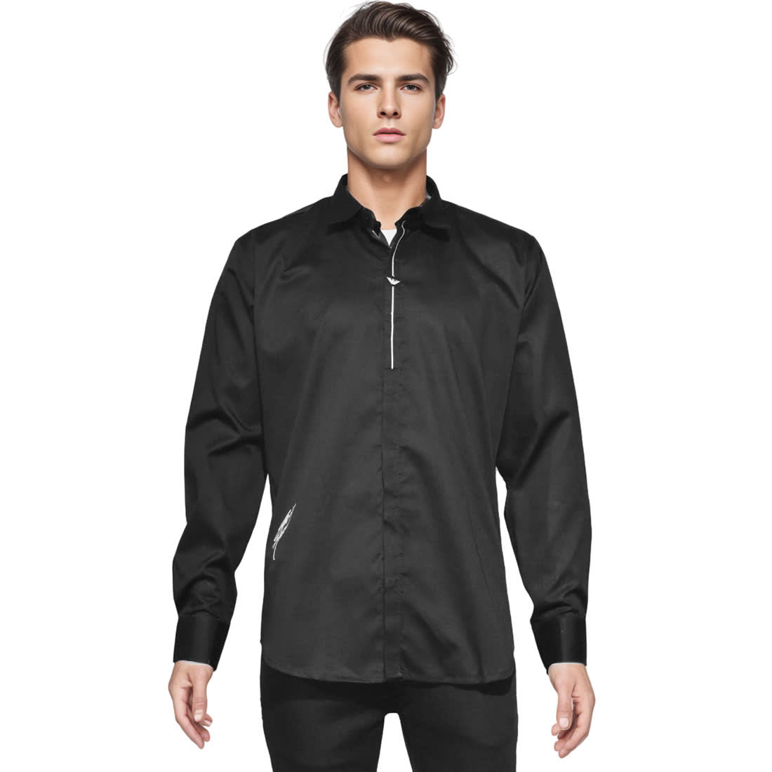 Emporio Armani Black Premium Quality Shirt-6